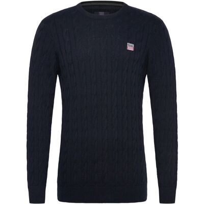 VINSON Grant Reg Cw Cot Vin M Knit S DARK SAPPHIRE S VINSON Grant Reg Cw Cot Vin M Knit S DARK SAPPHIRE S