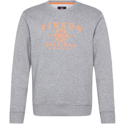 VINSON Toke Reg Cw Cot Pe Vin M Sw XL GREY MÉLANGE XL VINSON Toke Reg Cw Cot Pe Vin M Sw XL GREY MÉLANGE XL
