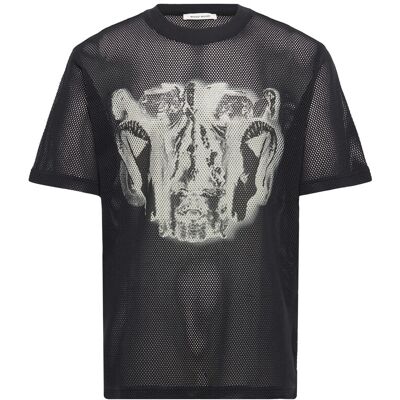 WOOD WOOD Wwhaider Mesh T-Shirt L BLACK L WOOD WOOD Wwhaider Mesh T-Shirt L BLACK L