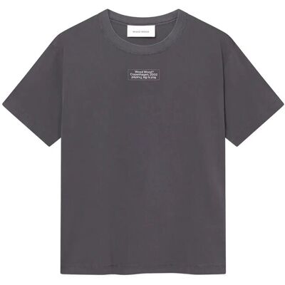 WOOD WOOD Wwgary Tee Typo 25207 M BLACK SAND M WOOD WOOD Wwgary Tee Typo 25207 M BLACK SAND M