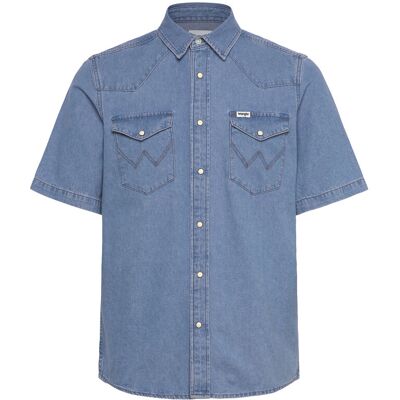 Wrangler Ss Western Shirt M BRIGHT LIGHT M Wrangler Ss Western Shirt M BRIGHT LIGHT M