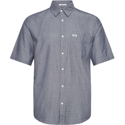 Wrangler Ss 1 Pkt Shirt M NAVY M Wrangler Ss 1 Pkt Shirt M NAVY M