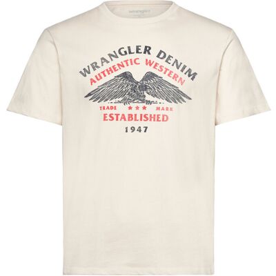 Wrangler Americana Tee S VINTAGE WHITE S Wrangler Americana Tee S VINTAGE WHITE S