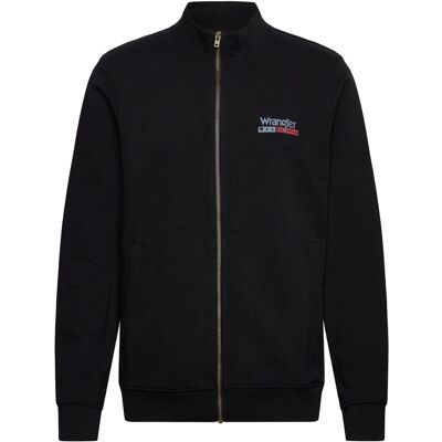 Wrangler Funnel Neck Zip M BLACK M Wrangler Funnel Neck Zip M BLACK M