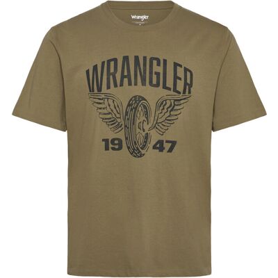 Wrangler Americana Tee S ALOE S Wrangler Americana Tee S ALOE S