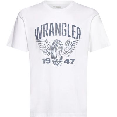 Wrangler Americana Tee M WORN WHITE M Wrangler Americana Tee M WORN WHITE M