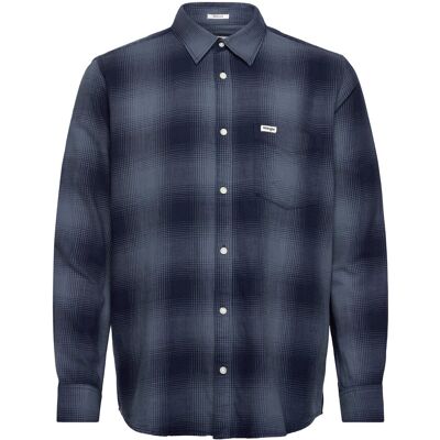 Wrangler 1 Pkt Indigo Shirt S DARK INDIGO S Wrangler 1 Pkt Indigo Shirt S DARK INDIGO S