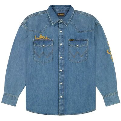 Wrangler Western Shirt XL x 00 TRAIL BLAZER XL x 00 Wrangler Western Shirt XL x 00 TRAIL BLAZER XL x 00