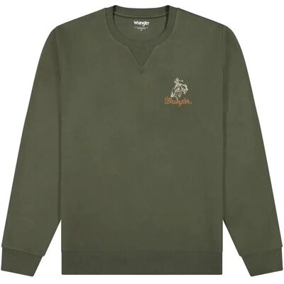 Wrangler Embroidery Crew S x 00 DEEP DEPTHS S x 00 Wrangler Embroidery Crew S x 00 DEEP DEPTHS S x 00