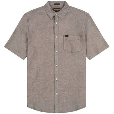 Wrangler Ss 1 Pkt Shirt M x 00 DEEP DEPTHS M x 00 Wrangler Ss 1 Pkt Shirt M x 00 DEEP DEPTHS M x 00