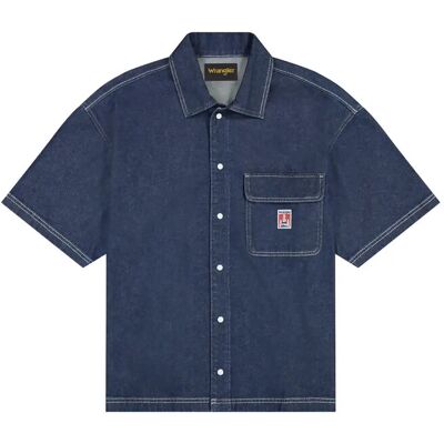 Wrangler Ss Overshirt M x 00 RINSE M x 00 Wrangler Ss Overshirt M x 00 RINSE M x 00