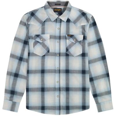 Wrangler Western Shirt XL x 00 MIDNIGHT NAVY XL x 00 Wrangler Western Shirt XL x 00 MIDNIGHT NAVY XL x 00