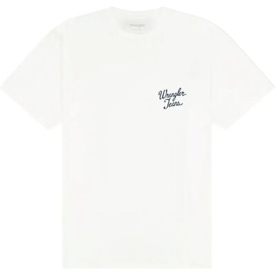 Wrangler Logo Tee M x 00 WORN WHITE M x 00 Wrangler Logo Tee M x 00 WORN WHITE M x 00