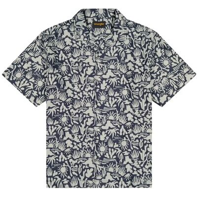 Wrangler Ss Resort Shirt M x 00 DENIM PRINT M x 00 Wrangler Ss Resort Shirt M x 00 DENIM PRINT M x 00