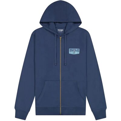 Wrangler Graphic Zip Hoodie M x 00 NAVY M x 00 Wrangler Graphic Zip Hoodie M x 00 NAVY M x 00