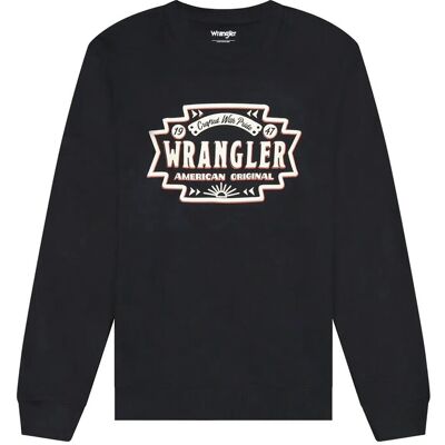 Wrangler Americana Crew M x 00 BLACK M x 00 Wrangler Americana Crew M x 00 BLACK M x 00