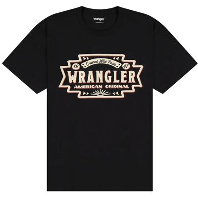 Wrangler Americana Tee M x 00 BLACK M x 00 Wrangler Americana Tee M x 00 BLACK M x 00