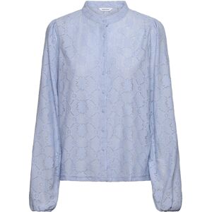 Bubbleroom Long Sleeve Button Blouse S LIGHT BLUE S Bubbleroom Long Sleeve Button Blouse S LIGHT BLUE S