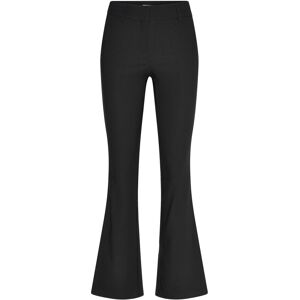 Bubbleroom Mid Waist Stretchy Flared Trousers 34 x 84 BLACK 34 x 84 Bubbleroom Mid Waist Stretchy Flared Trousers 34 x 84 BLACK 34 x 84