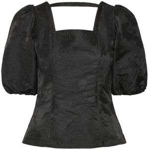 Bubbleroom Brocade Blouse 36 BLACK 36 Bubbleroom Brocade Blouse 36 BLACK 36