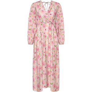Bubbleroom Flowy Maxi Dress XS PINK/FLORAL XS Bubbleroom Flowy Maxi Dress XS PINK/FLORAL XS