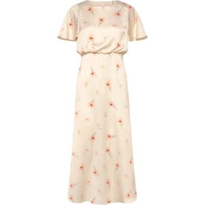 Bubbleroom Butterfly Sleeve Ankle Dress 40 LIGHT YELLOW/PATTERNED 40 Bubbleroom Butterfly Sleeve Ankle Dress 40 LIGHT YELLOW/PATTERNED 40