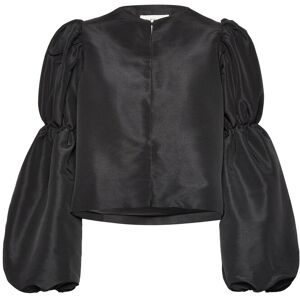 Malina Zoey Double Pouf Sleeve Blouse XL BLACK XL Malina Zoey Double Pouf Sleeve Blouse XL BLACK XL
