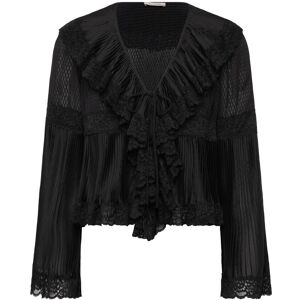 by Ti Mo Georgette Plissé Top M 099 - BLACK M by Ti Mo Georgette Plissé Top M 099 - BLACK M