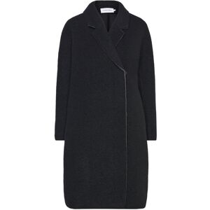 Calvin Bonded Wool Cocoon Coat 36 CK BLACK 36 Calvin Bonded Wool Cocoon Coat 36 CK BLACK 36
