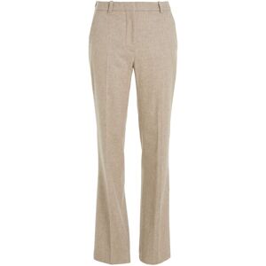 Calvin Flannel Wool Slim Straight Pants 36 DOESKIN HEATHER 36 Calvin Flannel Wool Slim Straight Pants 36 DOESKIN HEATHER 36