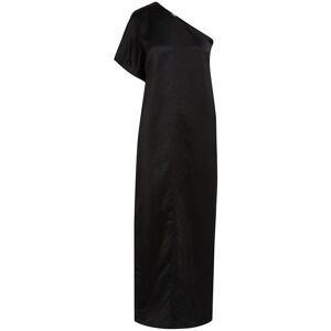 Calvin Viscose Linen Shift Maxi Dress 40 CK BLACK 40 Calvin Viscose Linen Shift Maxi Dress 40 CK BLACK 40