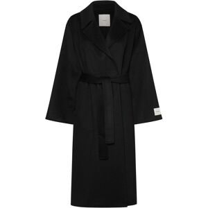 Calvin Hero Trench Coat-Dbl Face Wool - XS BLACK XS Calvin Hero Trench Coat-Dbl Face Wool - XS BLACK XS