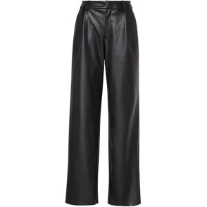 Calvin Faux Leather Pleated Trouser 36 BLACK 36 Calvin Faux Leather Pleated Trouser 36 BLACK 36