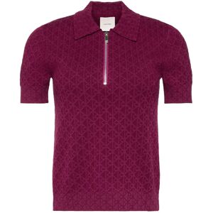 Calvin Aop Textured Ss Top M BERRY GLAZE COMBO M Calvin Aop Textured Ss Top M BERRY GLAZE COMBO M