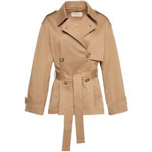 Calvin Mid Length Cotton Trench Coat S TIGERS EYE S Calvin Mid Length Cotton Trench Coat S TIGERS EYE S