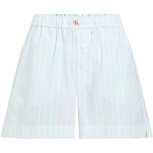 Calvin Summer Poplin Boxer Short M MOONLIGHT JADE STRIPE M Calvin Summer Poplin Boxer Short M MOONLIGHT JADE STRIPE M