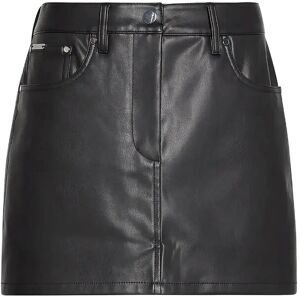 Calvin Faux Leather 5Pkt Mini Skirt 36 BLACK 36 Calvin Faux Leather 5Pkt Mini Skirt 36 BLACK 36