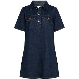 Calvin Popover Denim Dress Dark Ck Blue S DARK CK BLUE S Calvin Popover Denim Dress Dark Ck Blue S DARK CK BLUE S