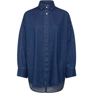 Closed Open Back Blouse Shirts & Blouses S DARK BLUE S Closed Open Back Blouse Shirts & Blouses S DARK BLUE S