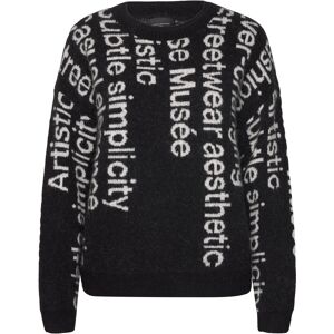 Copenhagen Muse Cmibra-Pullover XS/S BLACK W. JET STREAM MELANGE XS/S Copenhagen Muse Cmibra-Pullover XS/S BLACK W. JET STREAM MELANGE XS/S