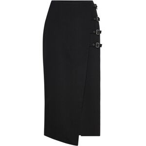 Copenhagen Muse Cmtailor-Skirt Is A Wrap Skirt In A Premium Material With A Concealed Back Zip F M BLACK M Copenhagen Muse Cmtailor-Skirt Is A Wrap Skirt In A Premium Material With A Concealed Back Zip F M BLACK M
