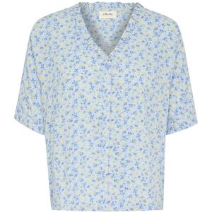 Cream Crtiah Ss Shirt 40 BLUE YELLOW SMALL FLORAL 40 Cream Crtiah Ss Shirt 40 BLUE YELLOW SMALL FLORAL 40