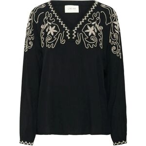 Cream Crrosine Blouse 38 PITCH BLACK 38 Cream Crrosine Blouse 38 PITCH BLACK 38