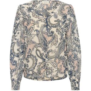 Cream Crbea Blouse 46 CAFE PAISLEY PRINT 46 Cream Crbea Blouse 46 CAFE PAISLEY PRINT 46