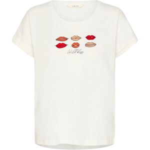 Cream Crlumilla T-Shirt M RED LIPS M Cream Crlumilla T-Shirt M RED LIPS M