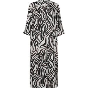 Cream Crbellis Caftan Dress XS BLACK WHITE ANIMAL XS Cream Crbellis Caftan Dress XS BLACK WHITE ANIMAL XS