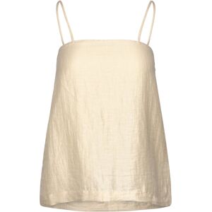 House Of Dagmar Linen Strap Top 32 VANILLA WHITE 32 House Of Dagmar Linen Strap Top 32 VANILLA WHITE 32