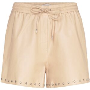 Dante6 -Ginger Studded Leather Shorts 34 SESAME BEIGE 34 Dante6 -Ginger Studded Leather Shorts 34 SESAME BEIGE 34
