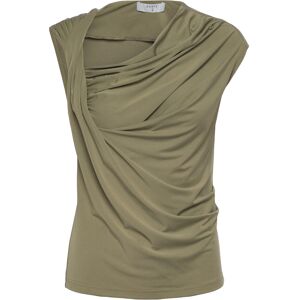 Dante6 -Vicente Twist Detail Jersey Top XS OLIVE GLOW XS Dante6 -Vicente Twist Detail Jersey Top XS OLIVE GLOW XS