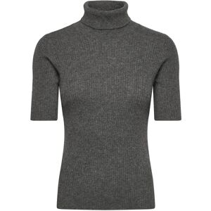 Davida Cashmere Turtleneck Rib T-Shirt XL DARK GREY XL Davida Cashmere Turtleneck Rib T-Shirt XL DARK GREY XL